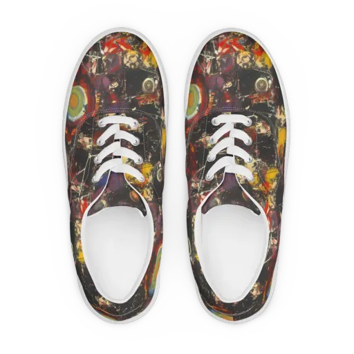 Lunar Funk on a Men's Lace-Up Canvas Shoes