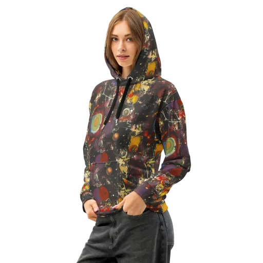 Lunar Funk on a Cotton Hoodie