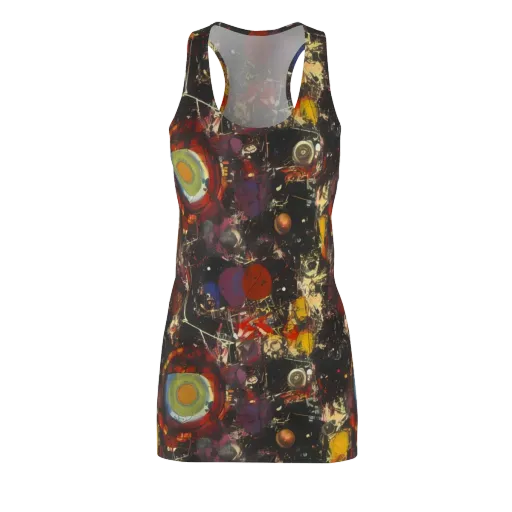 Lunar Funk on a Racerback Dress