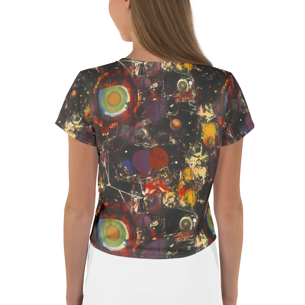 Lunar Funk on Crop Tee — Back