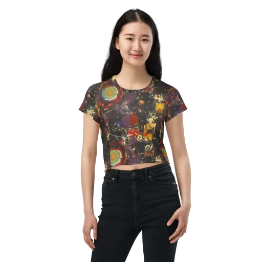 Lunar Funk on a Crop Tee