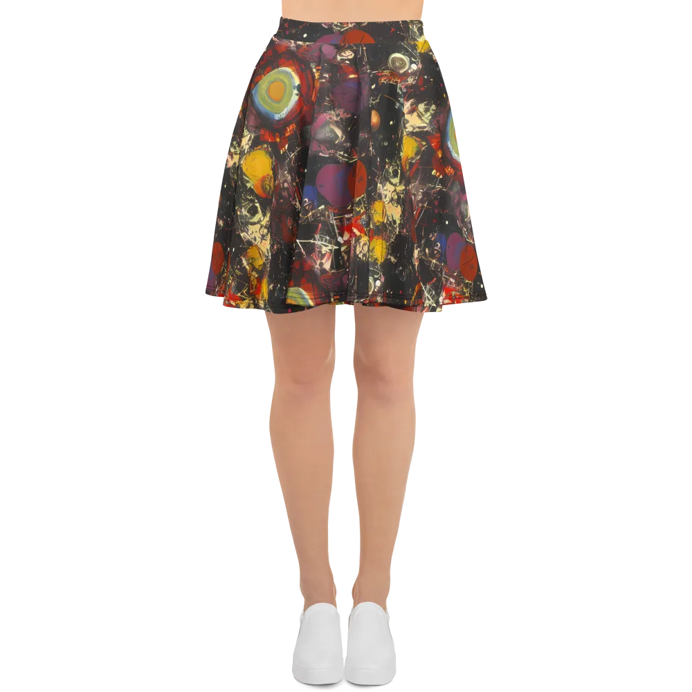 Lunar Funk on Skater Skirt — Front