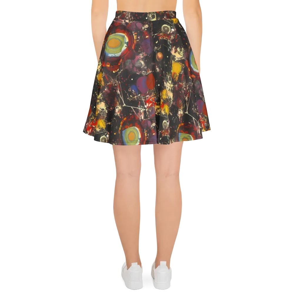 Lunar Funk on Skater Skirt — Back
