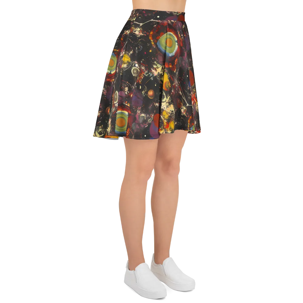 Lunar Funk on Skater Skirt — Right