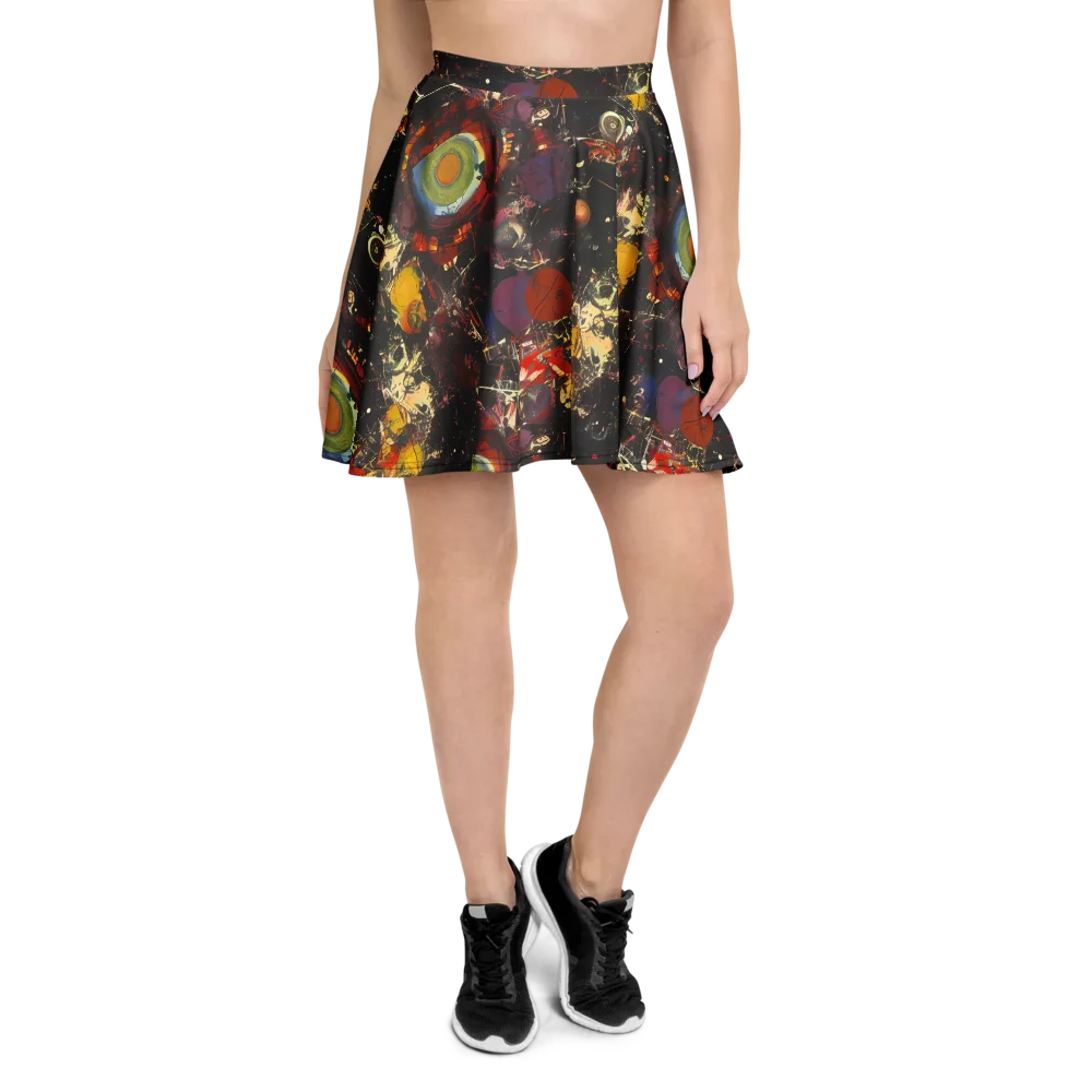 Lunar Funk on Skater Skirt — Front