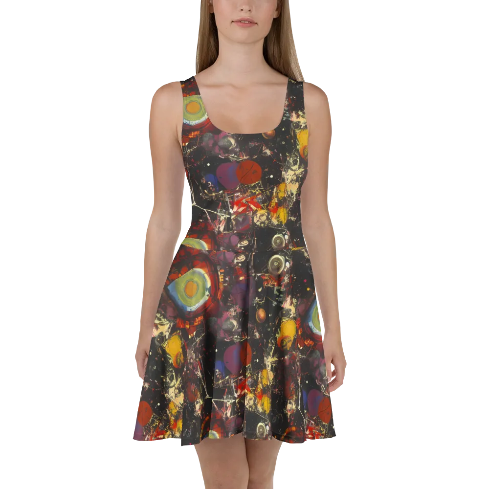 Lunar Funk on Skater Dress — Front