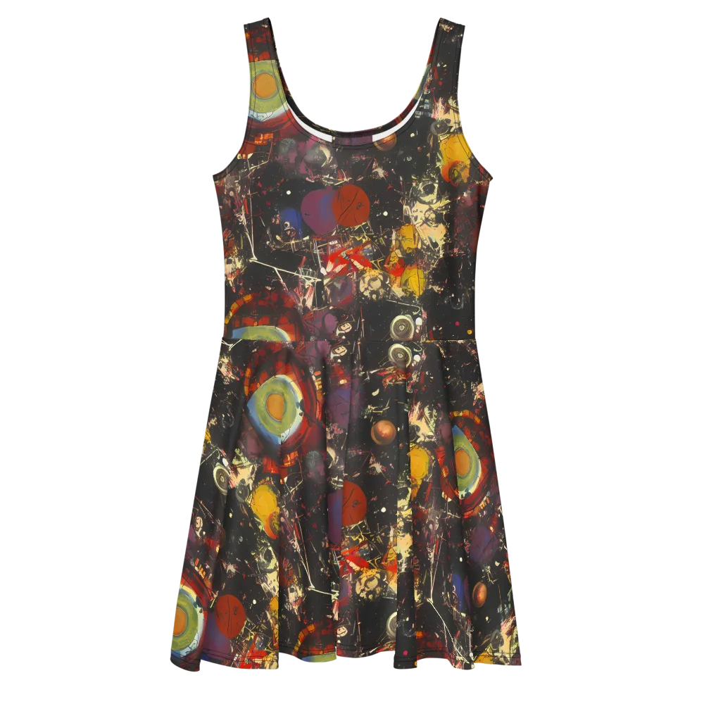 Lunar Funk on Skater Dress — Front