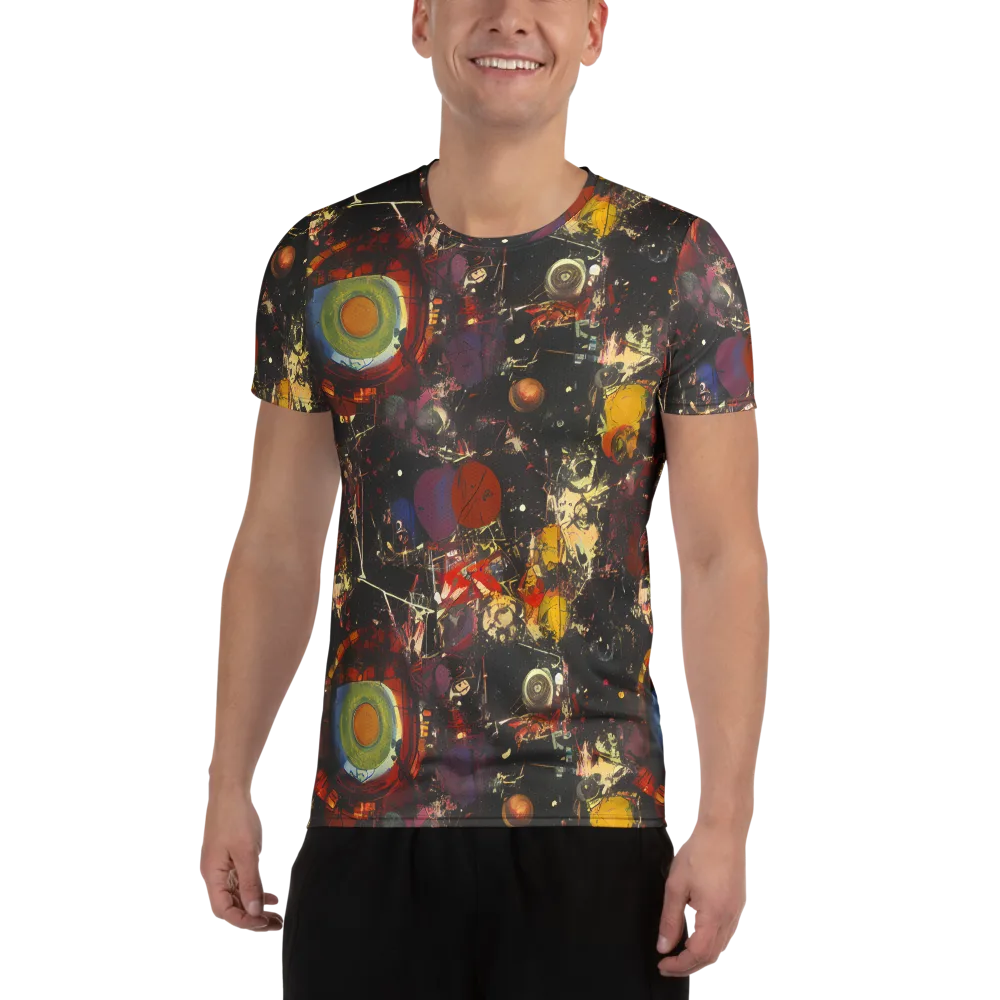 Lunar Funk on Men's Athletic T-Shirt — Front