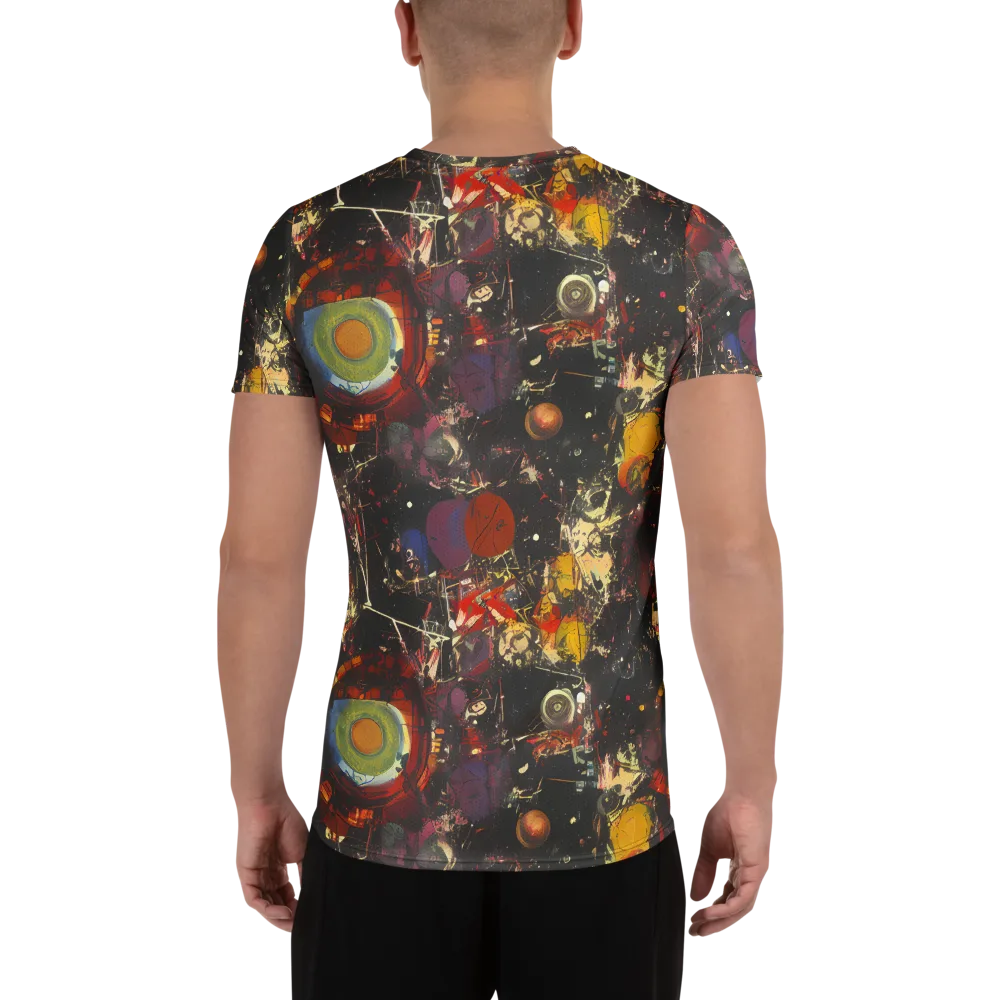 Lunar Funk on Men's Athletic T-Shirt — Back