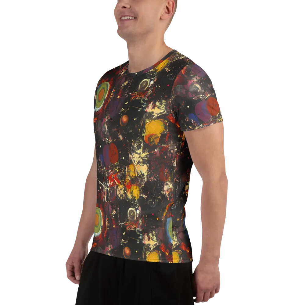 Lunar Funk on Men's Athletic T-Shirt — Left