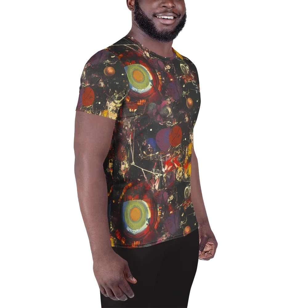 Lunar Funk on Men's Athletic T-Shirt — Right