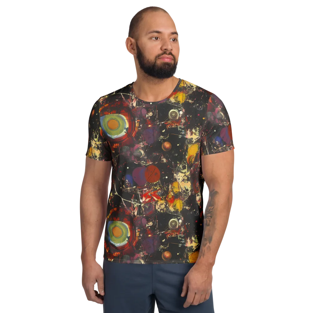 Lunar Funk on Men's Athletic T-Shirt — Front