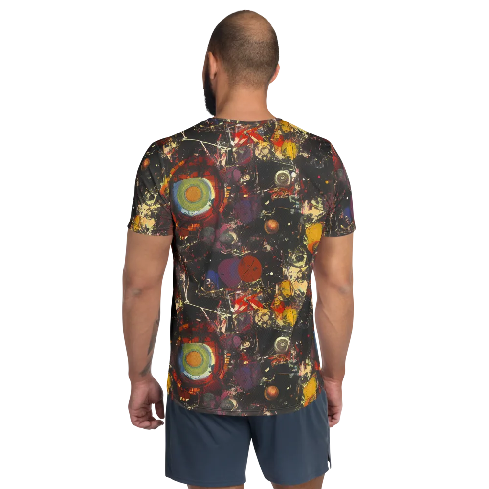 Lunar Funk on Men's Athletic T-Shirt — Back