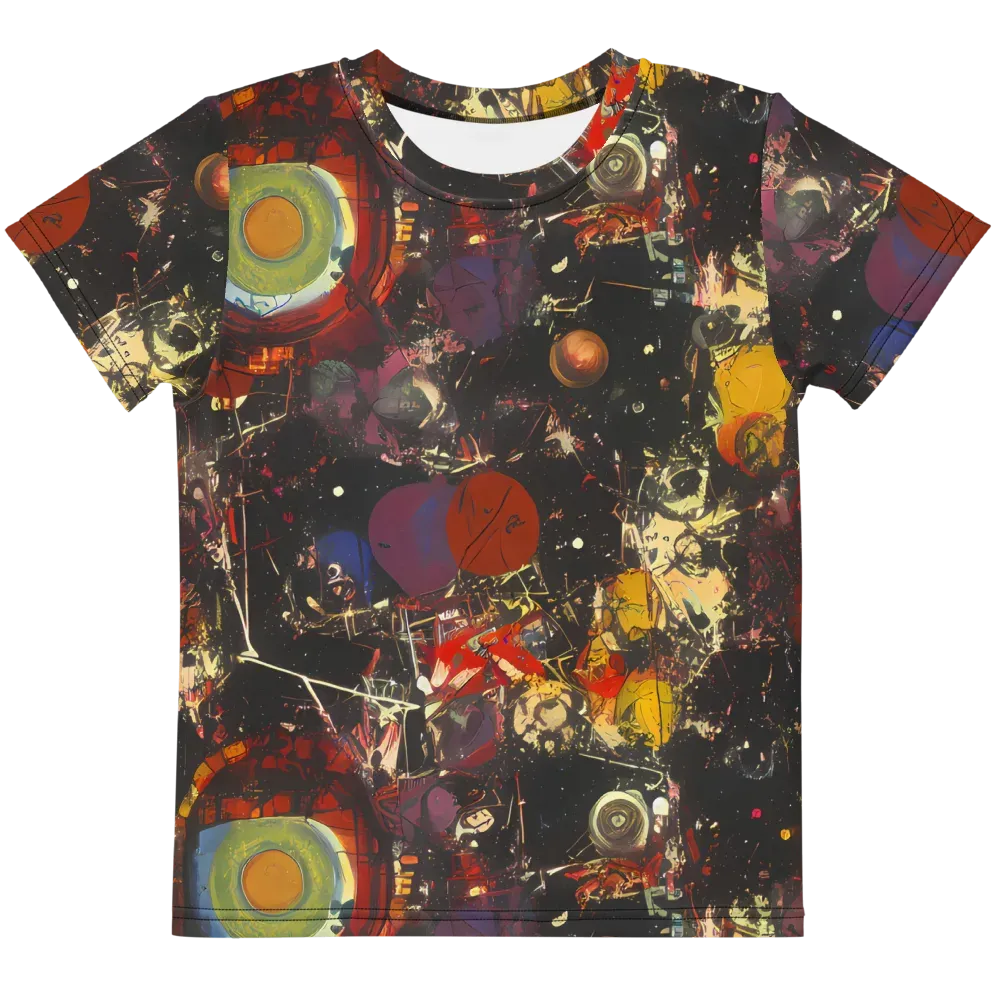 Lunar Funk on Kids Crew Neck T-Shirt — Front