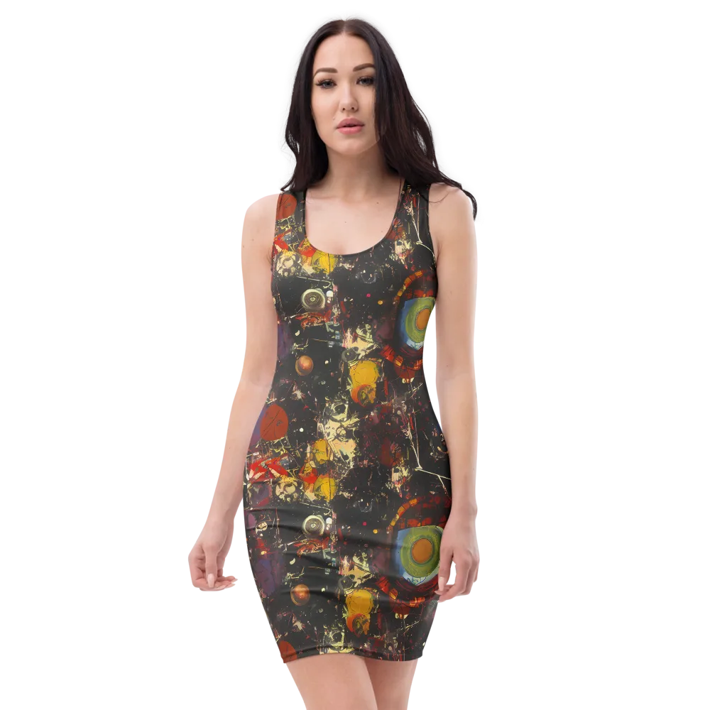 Lunar Funk on Bodycon Dress — Front
