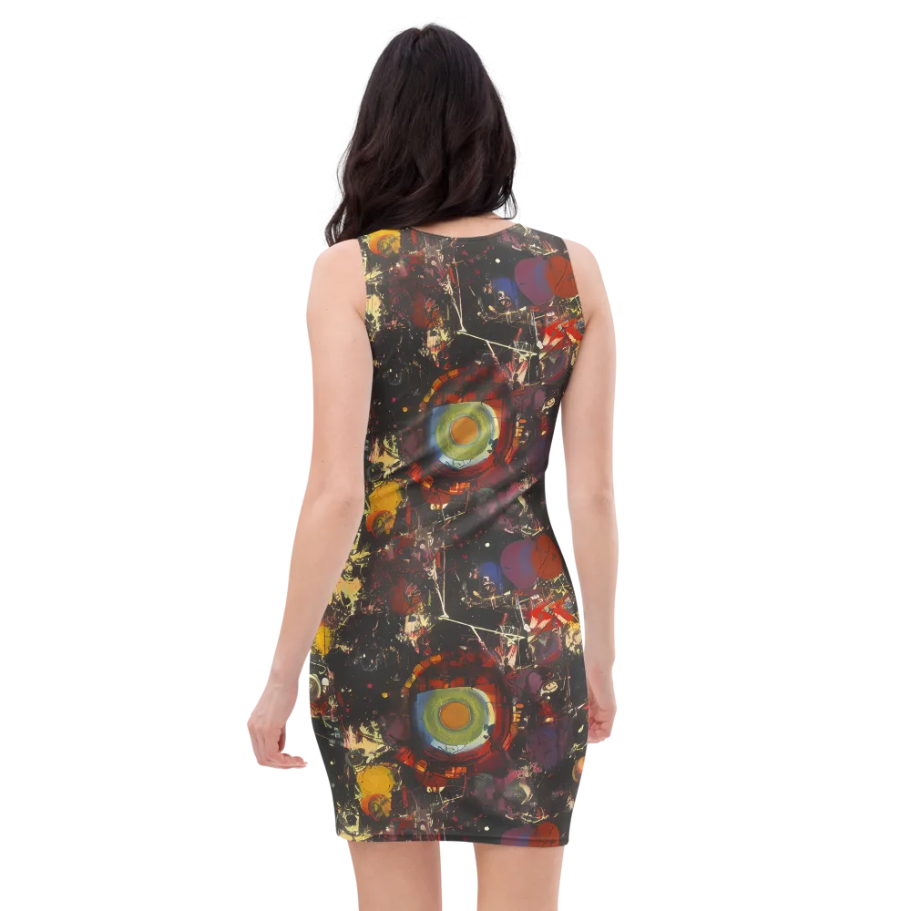 Lunar Funk on Bodycon Dress — Back