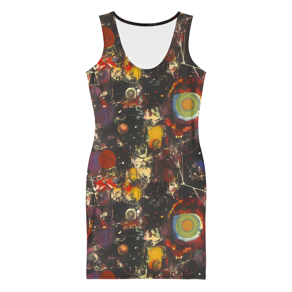 Lunar Funk on Bodycon Dress — Front