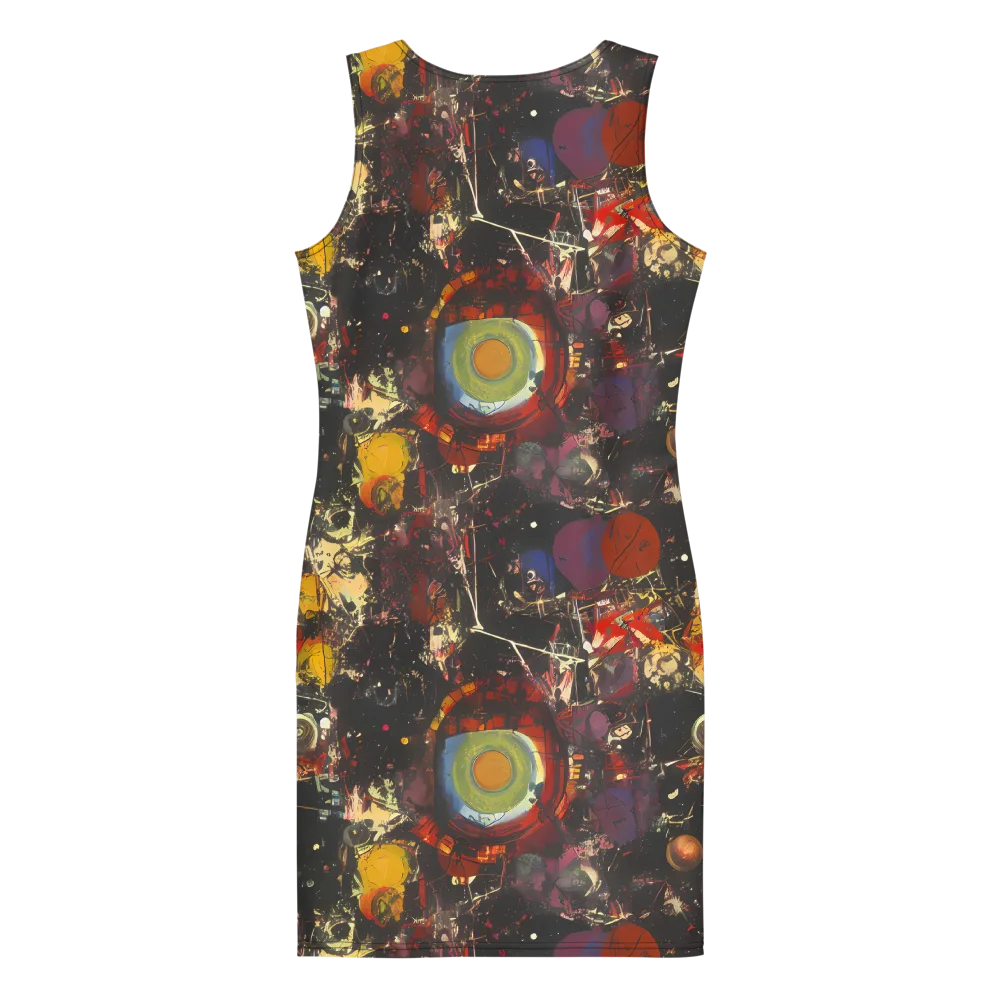 Lunar Funk on Bodycon Dress — Back