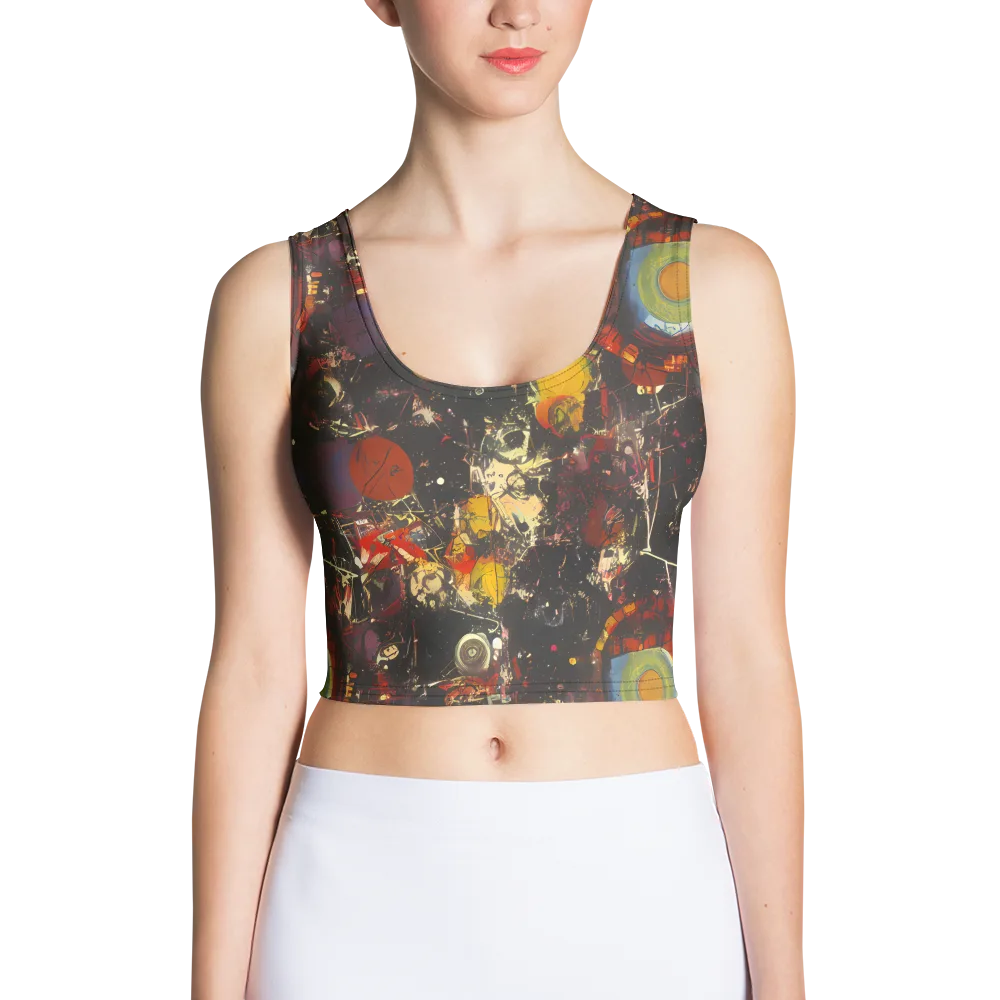 Lunar Funk on Crop Top — Front