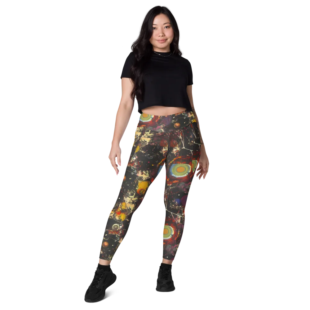 Lunar Funk on Leggings with Pockets — Front