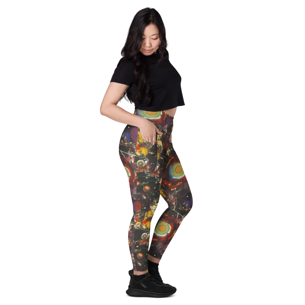 Lunar Funk on Leggings with Pockets — Right