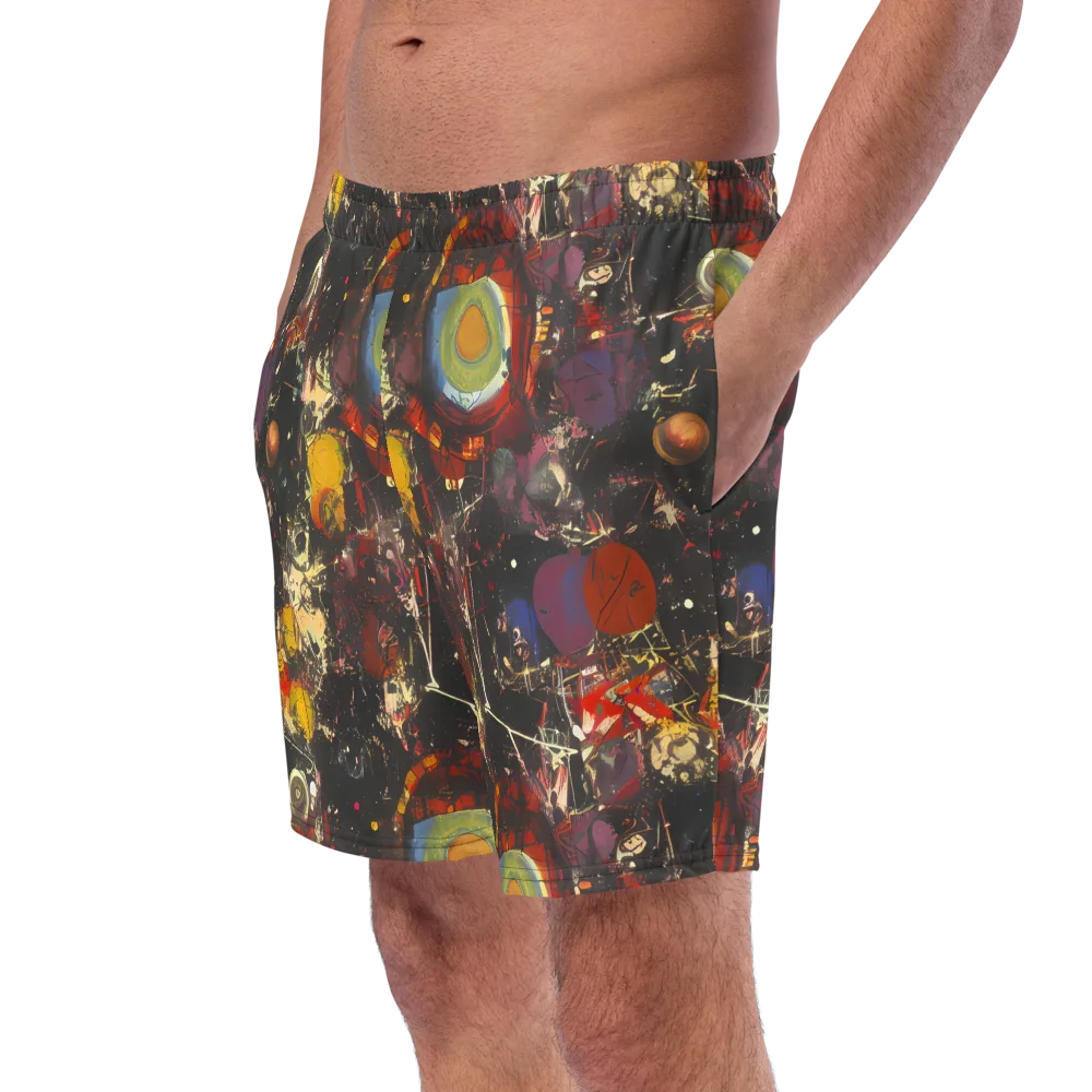 Lunar Funk on Swim Trunks — Left Front