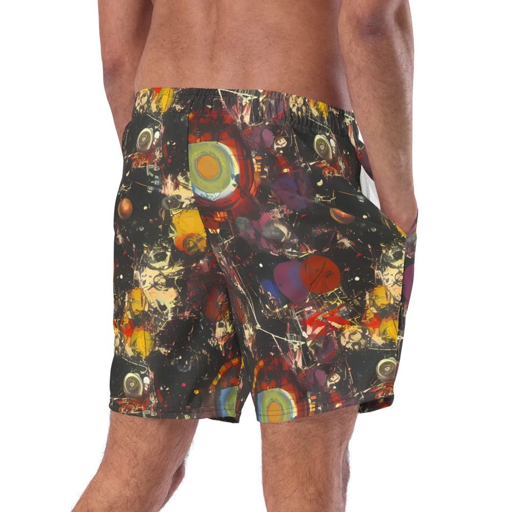 Lunar Funk on Swim Trunks — Right Back