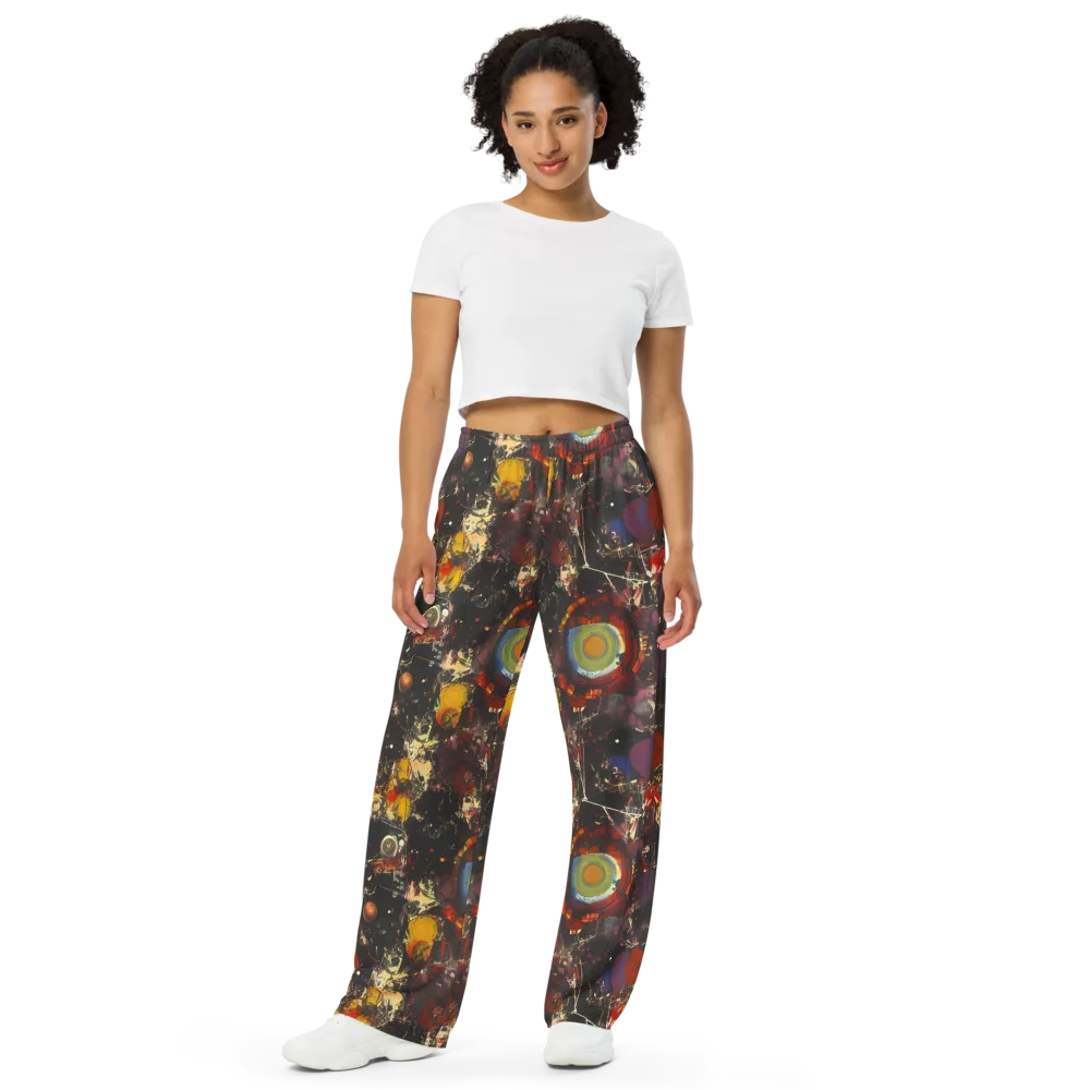 Lunar Funk on Wide-Leg Pants — Front