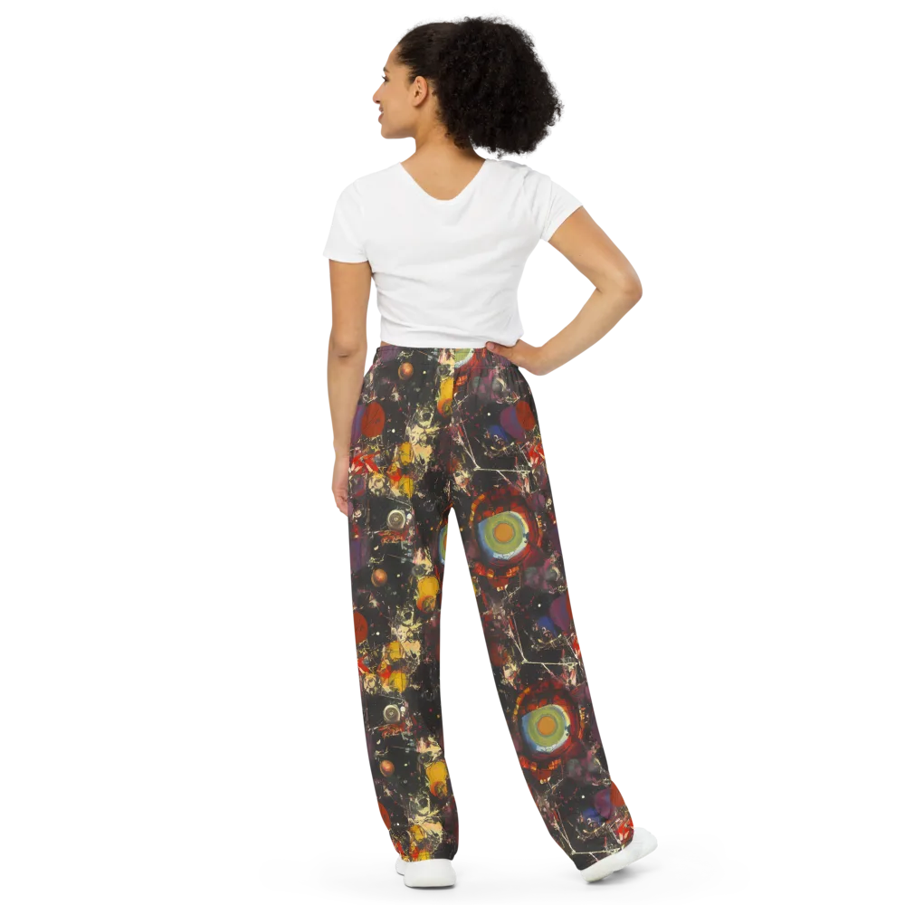 Lunar Funk on Wide-Leg Pants — Back