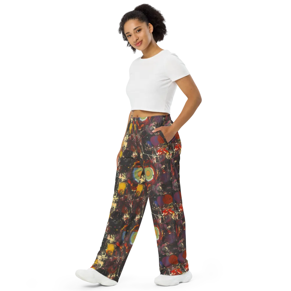 Lunar Funk on Wide-Leg Pants — Left Front