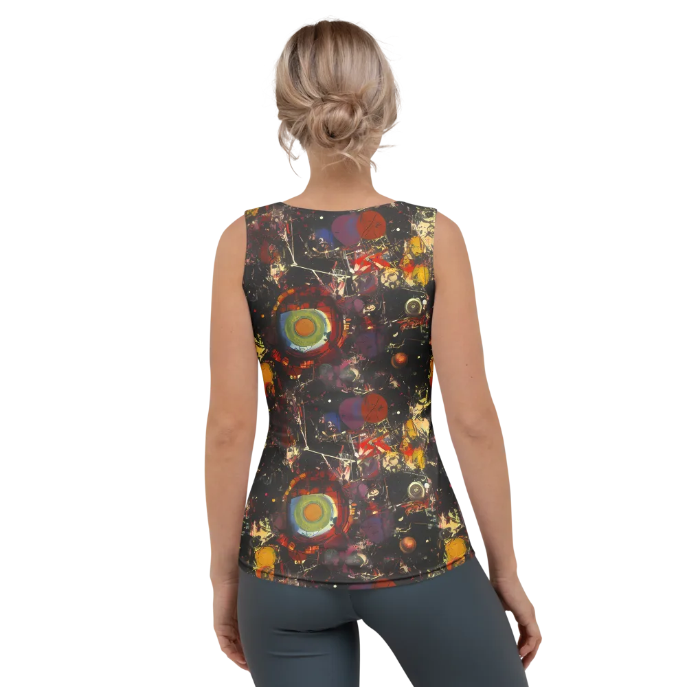 Lunar Funk on Women's Tank Top — Back