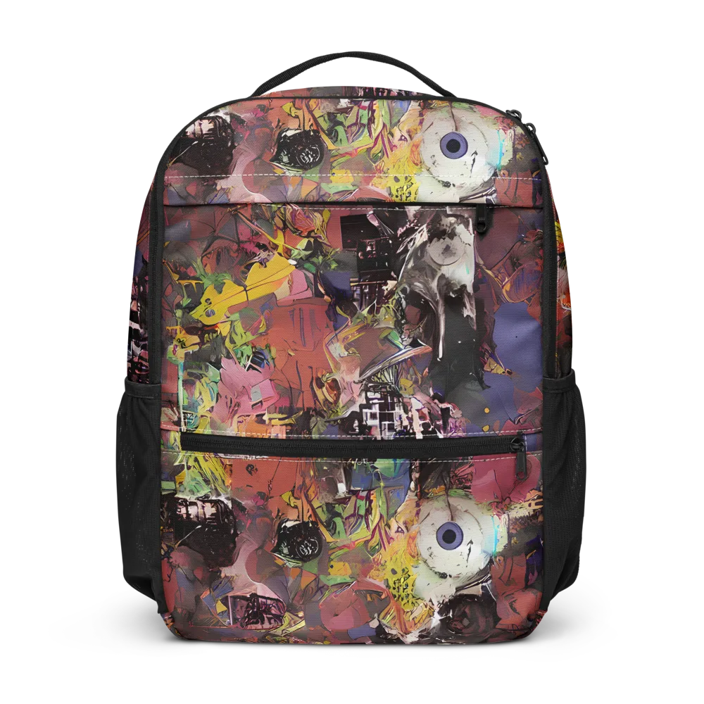 Riot of Rhythm on Utility Backpack — Front