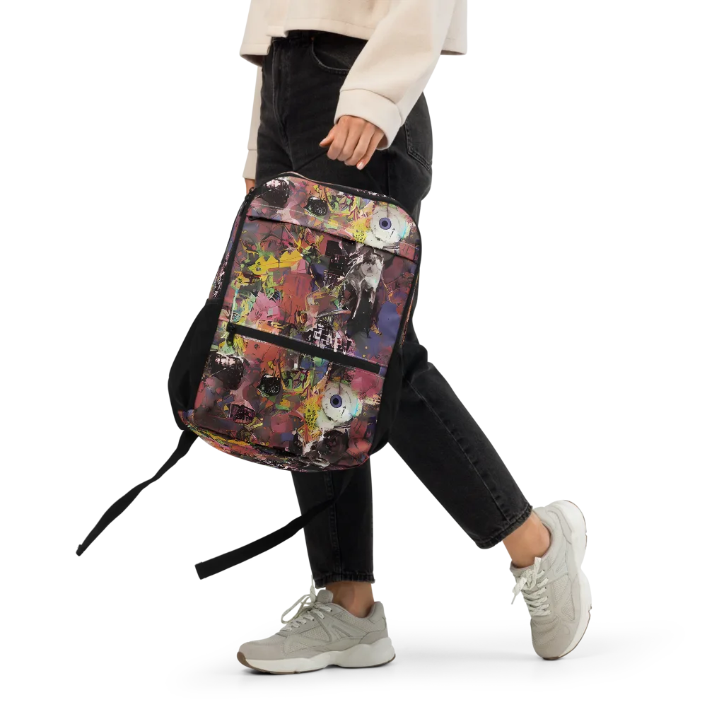 Riot of Rhythm on Utility Backpack — Front