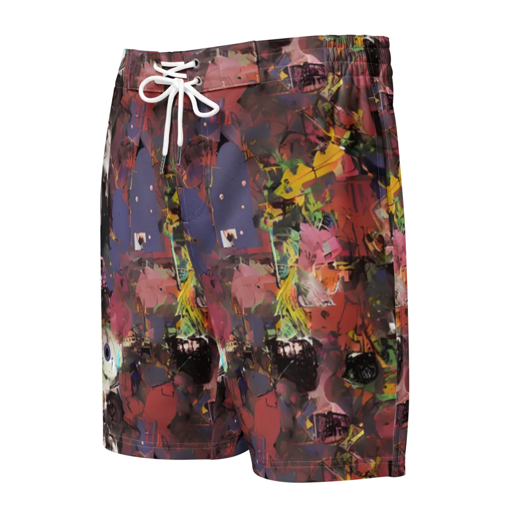 Riot of Rhythm on Men's Board Shorts — Front
