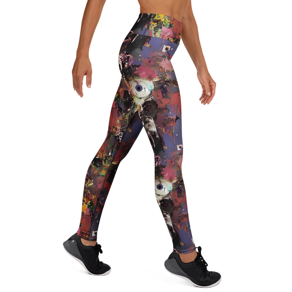 Riot of Rhythm on Yoga Leggings — Right