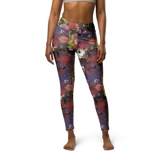 Riot of Rhythm on a Yoga Leggings