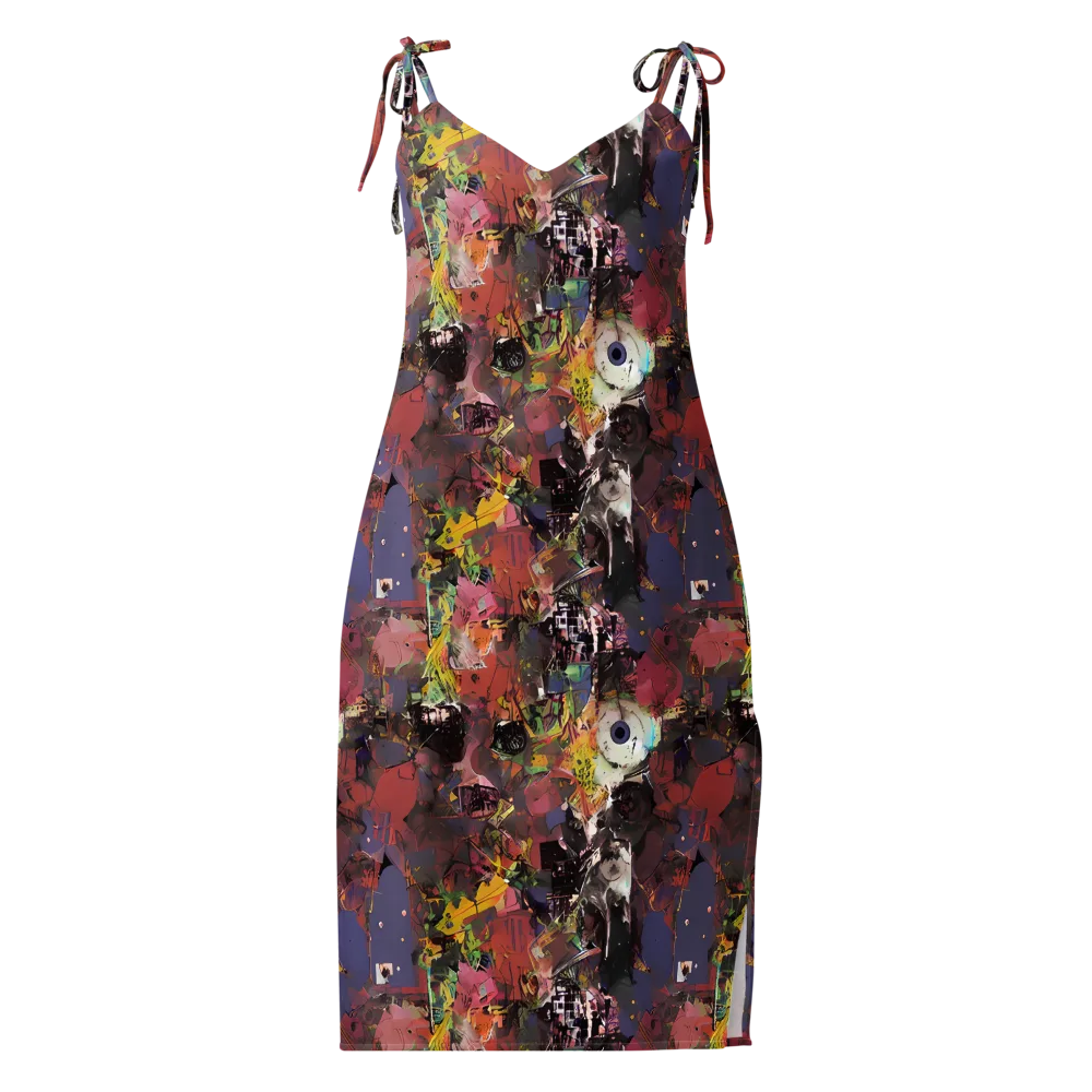 Riot of Rhythm on Slip Dress — Front