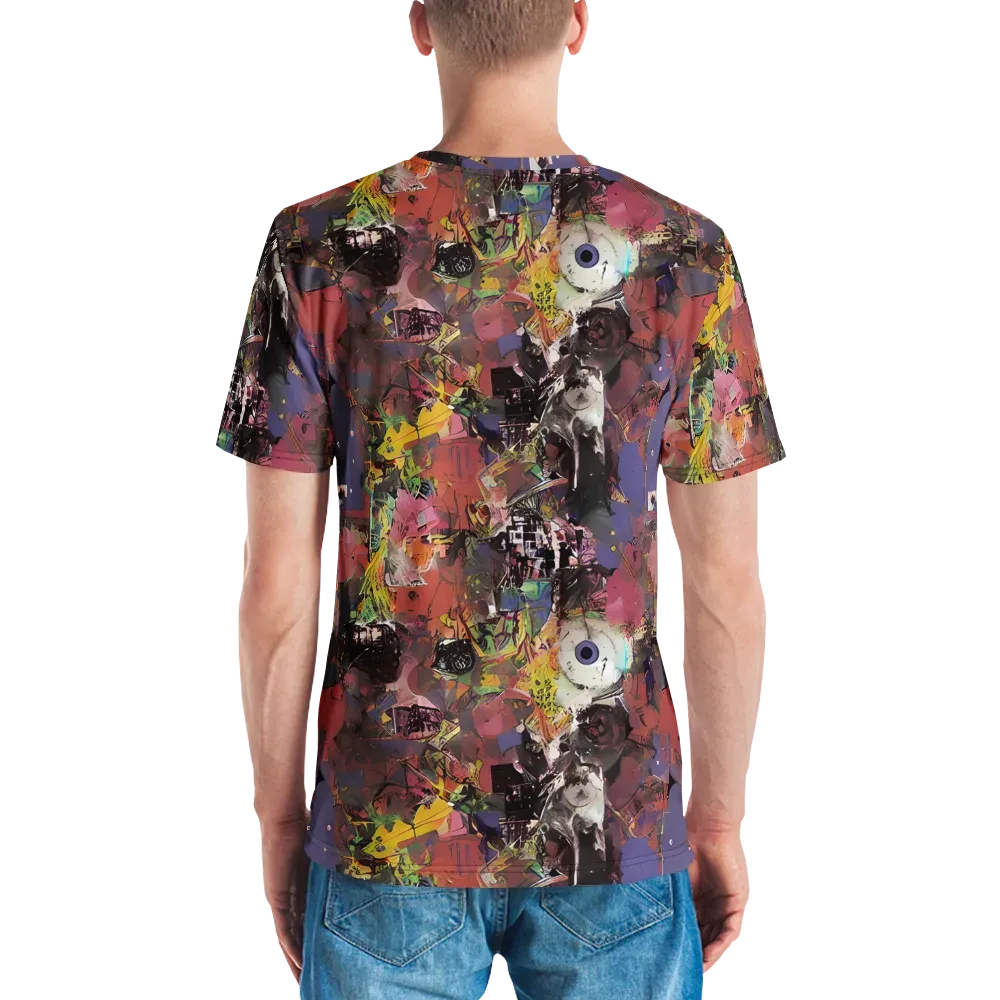 Riot of Rhythm on Men's Crew Neck T-Shirt — Back