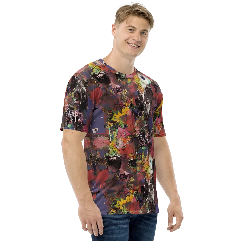 Riot of Rhythm on Men's Crew Neck T-Shirt — Right