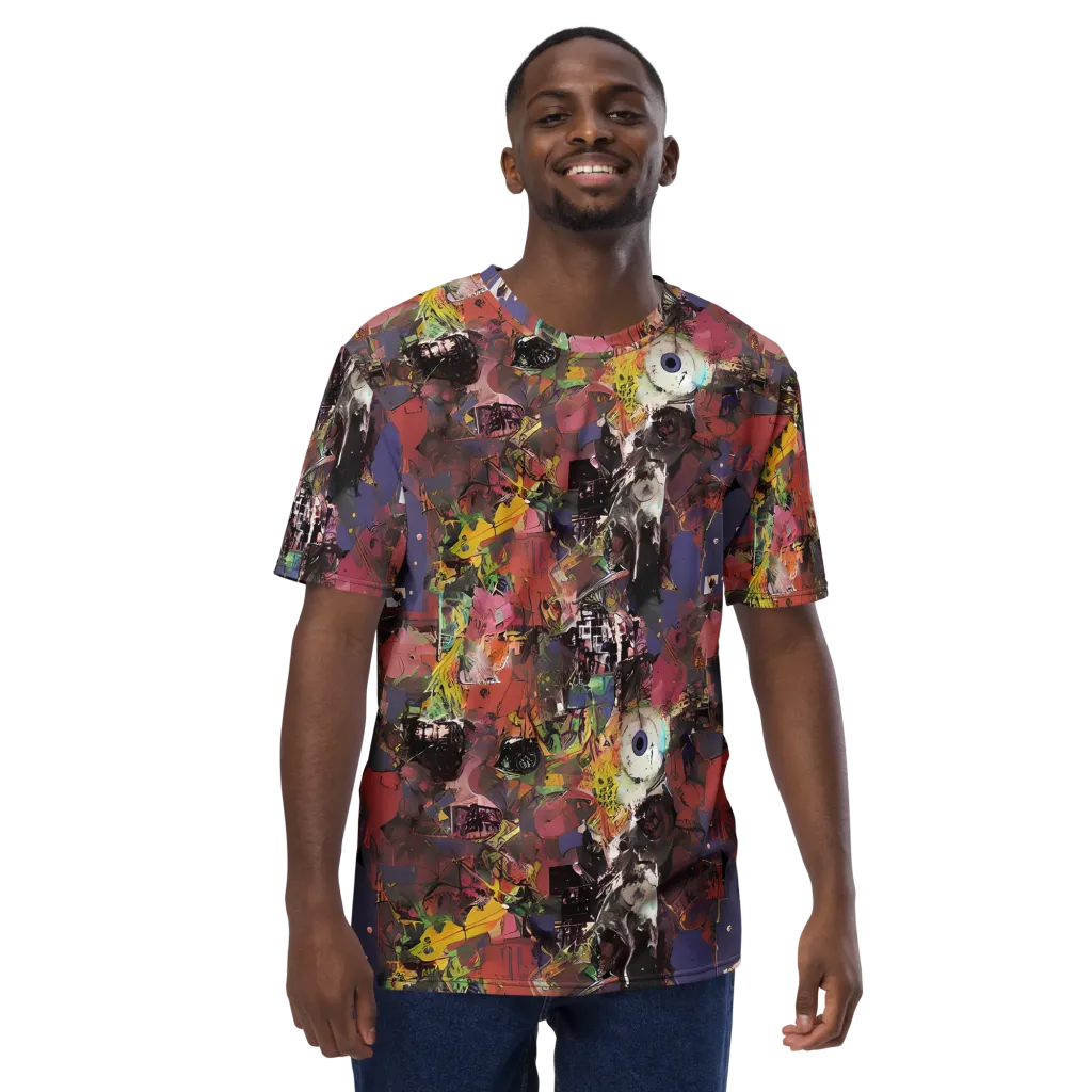 Riot of Rhythm on Men's Crew Neck T-Shirt — Front