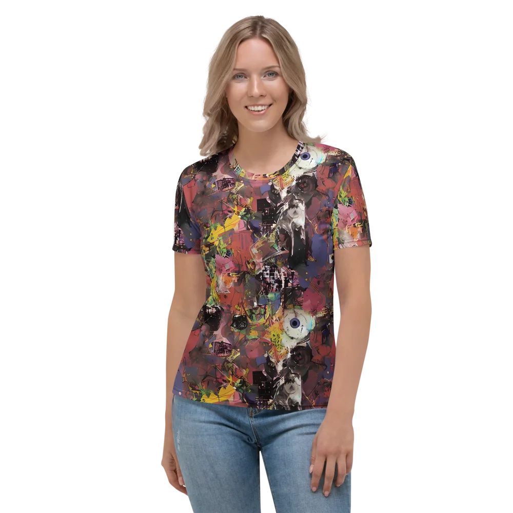 Riot of Rhythm on Women's Crew Neck T-Shirt — Front