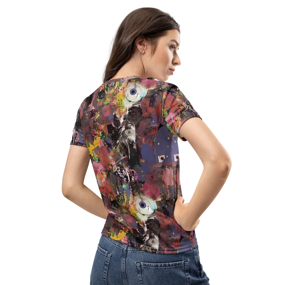 Riot of Rhythm on Women's Crew Neck T-Shirt — Back