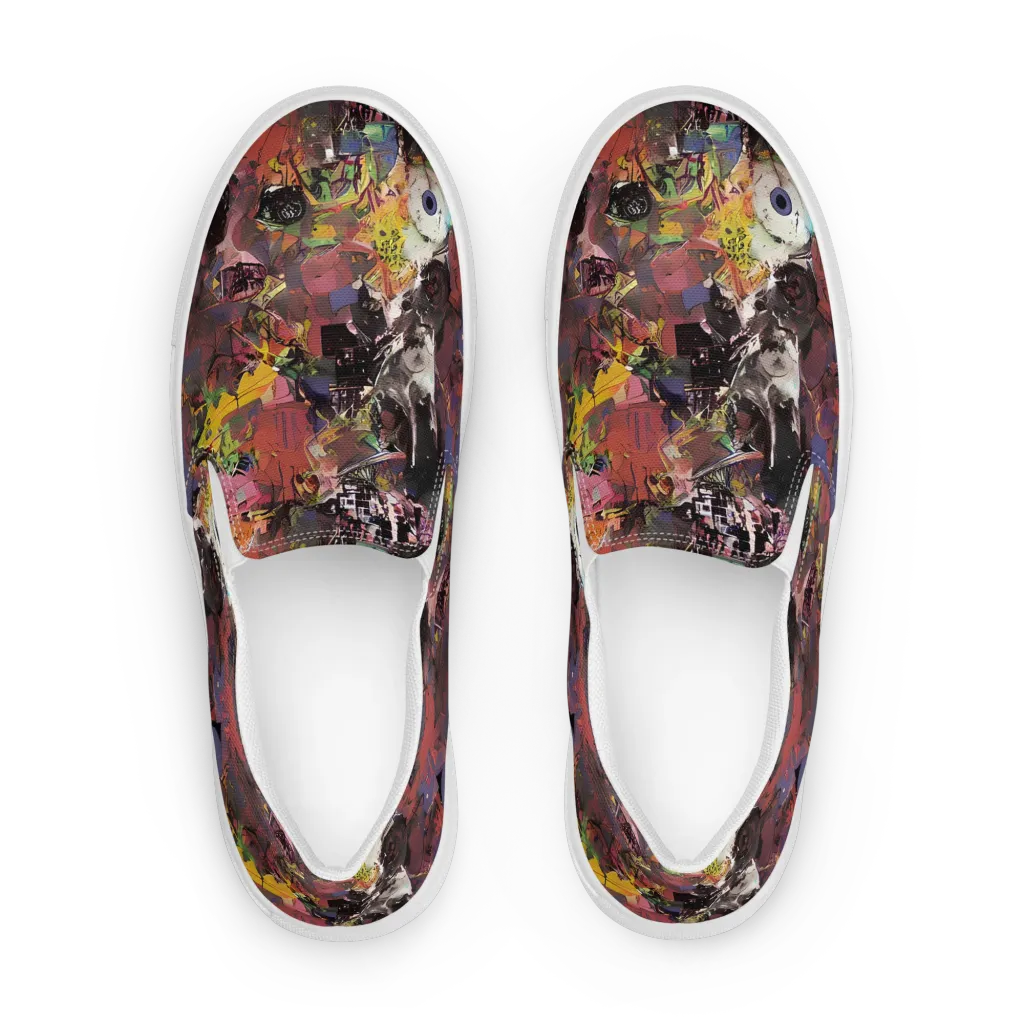 Riot of Rhythm on Men's Slip-On Canvas Shoes — Front