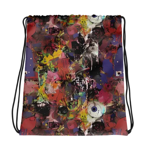Riot of Rhythm on a Drawstring Bag