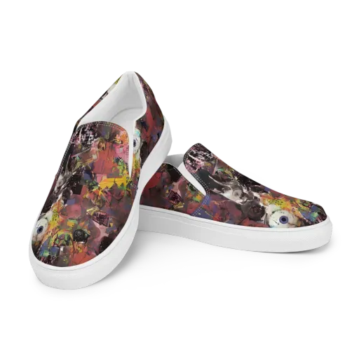 Riot of Rhythm on a Women's Slip-On Canvas Shoes