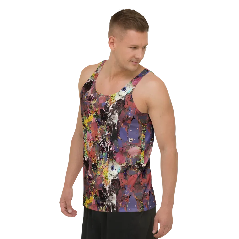Riot of Rhythm on Men's Tank Top — Left Front