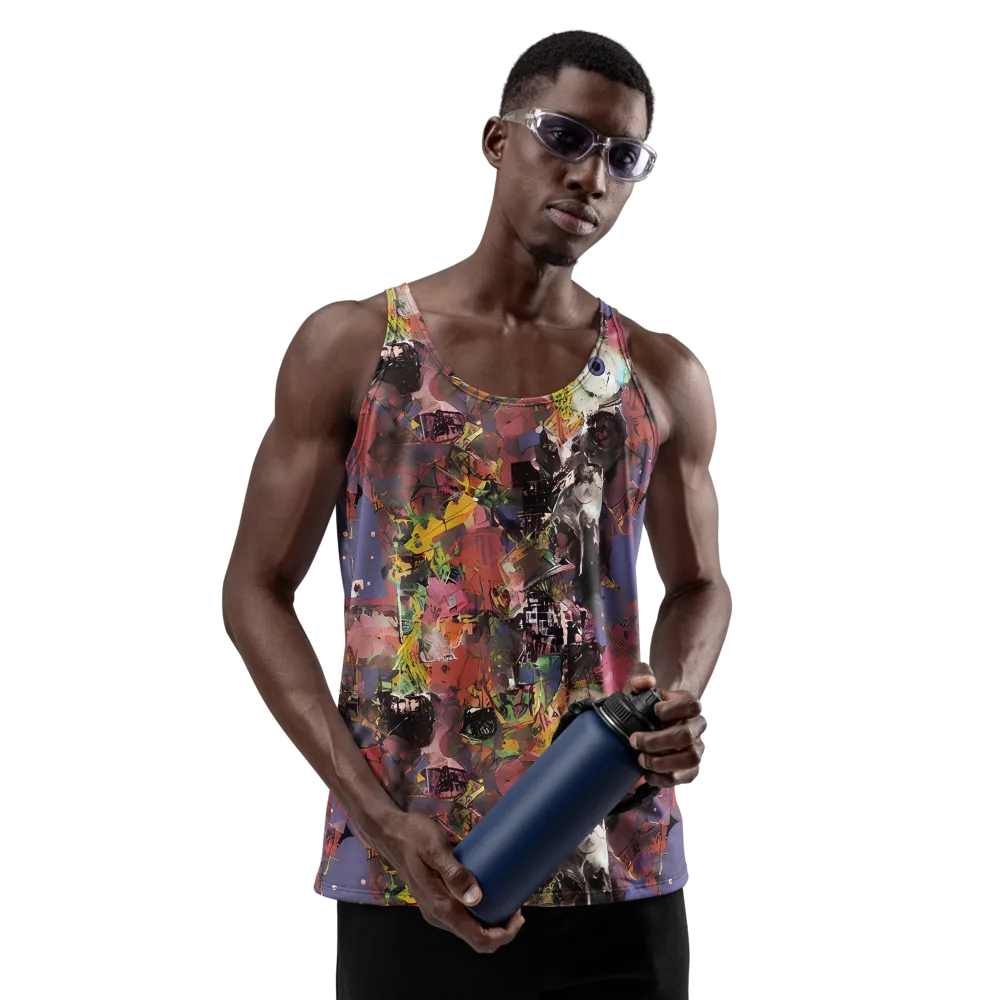 Riot of Rhythm on Men's Tank Top — Front