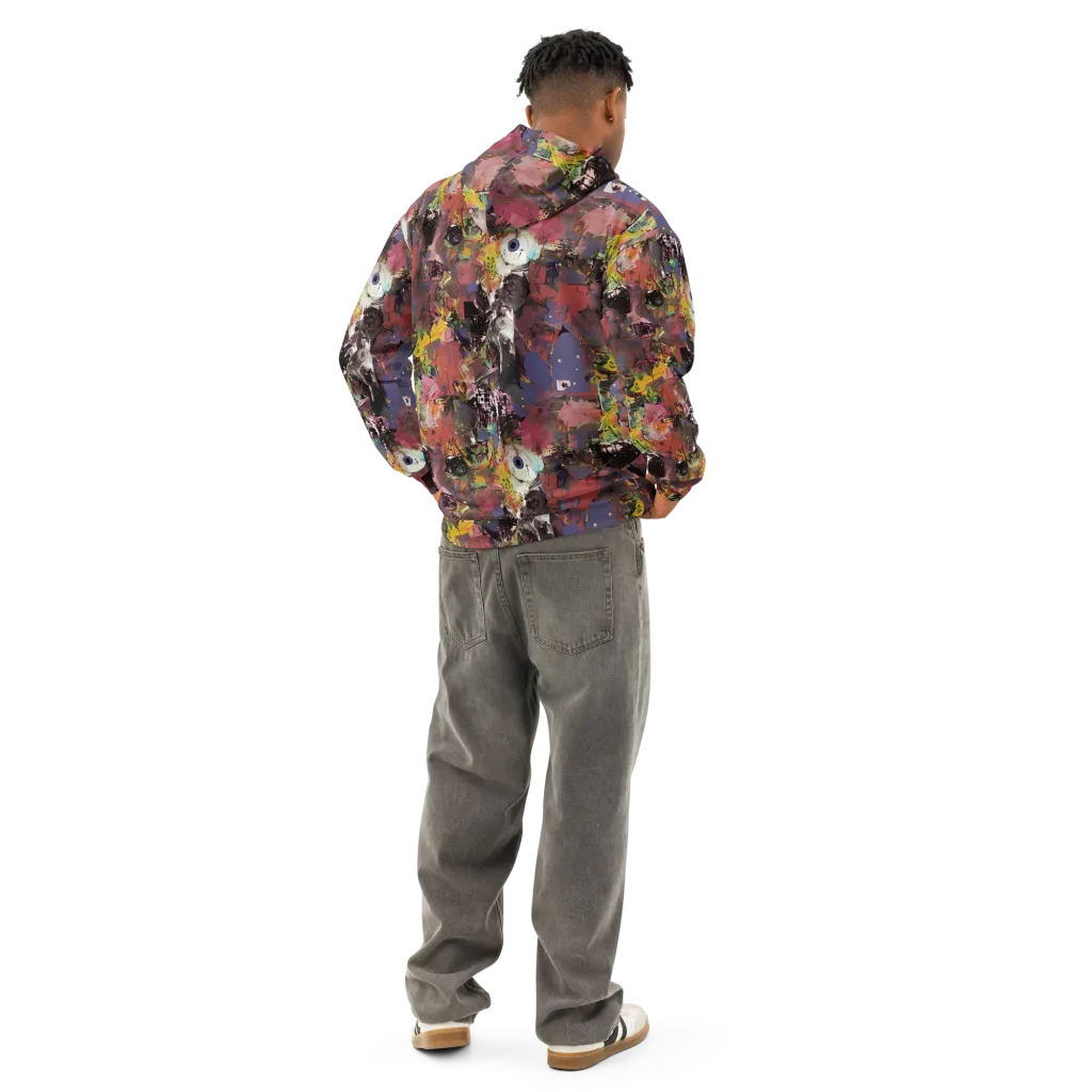 Riot of Rhythm on Cotton Hoodie — Back