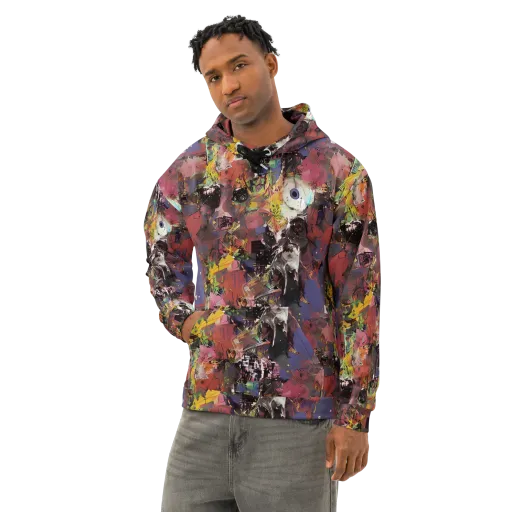 Riot of Rhythm on a Cotton Hoodie