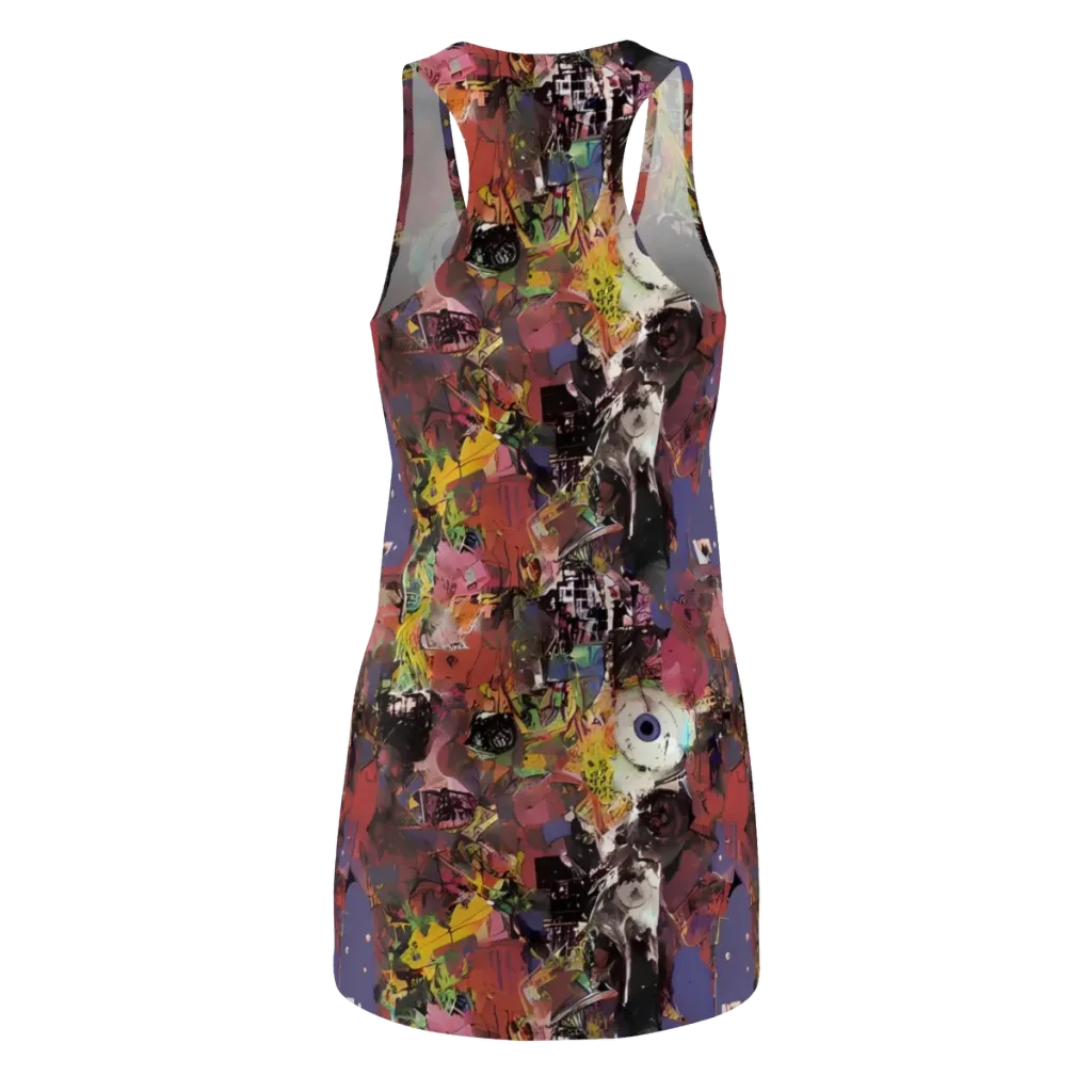Riot of Rhythm on Racerback Dress — Back